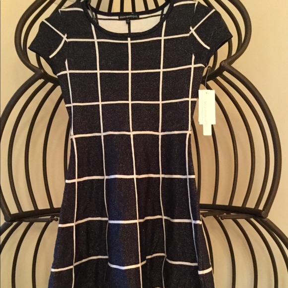 Other - Girls sequence hearts dress navy blue